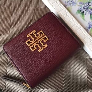 ✨Tory Burch mini wallet claret burgundy